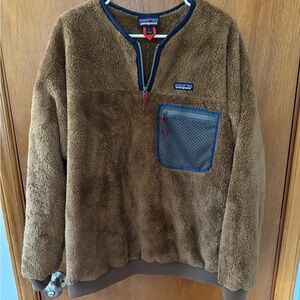 Patagonia Brown Zip-Up Fleece Sweater